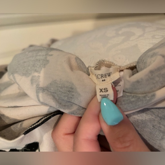 J Crew Floral Poncho - Picture 6 of 7